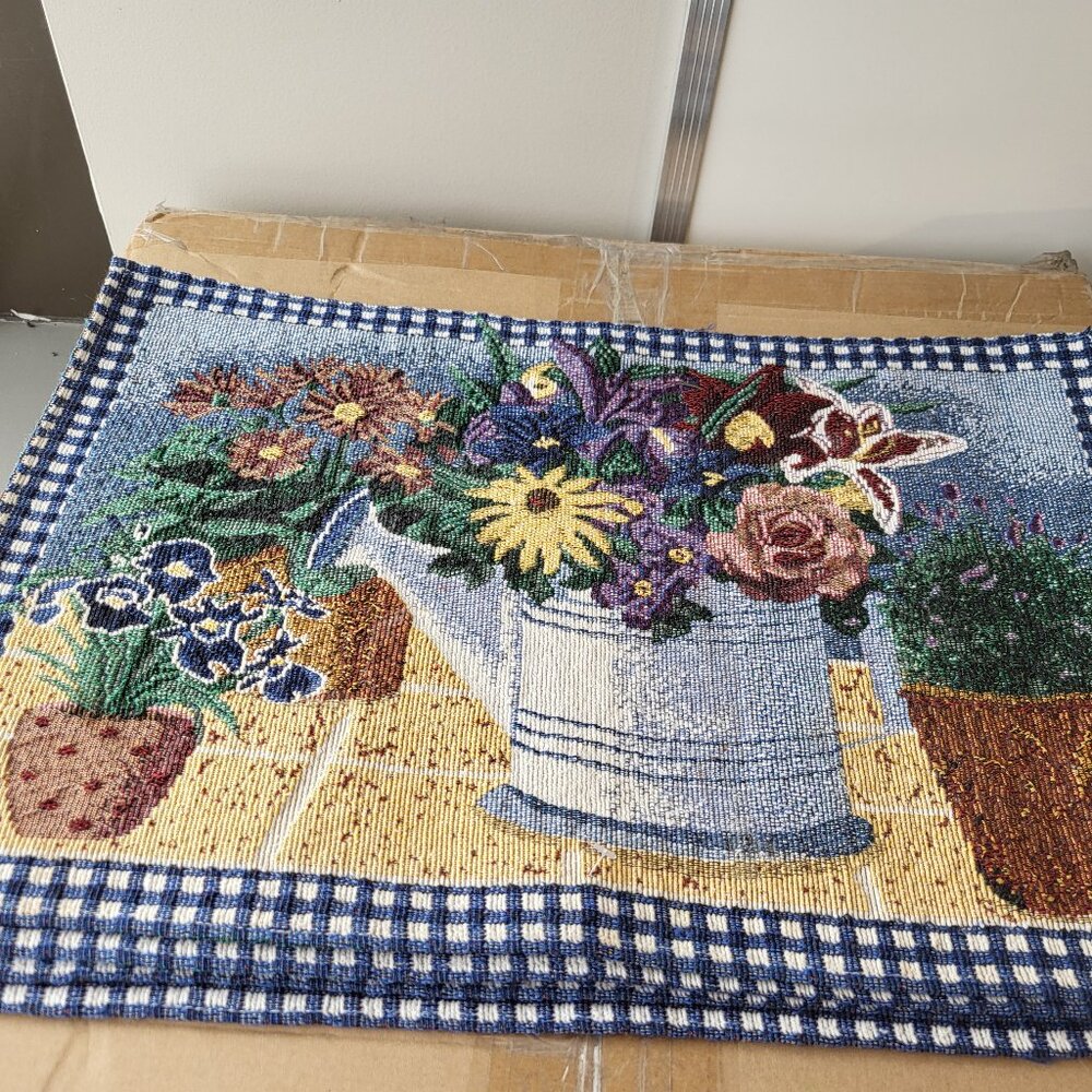 4 Het Kantenhuis Woven Placemats VINTAGE GUC SEE PICTURES RARE FIND